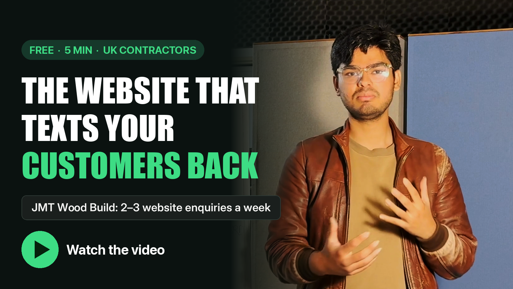 The 5 things UK contractors set up before running a single ad. Free 5-minute video.